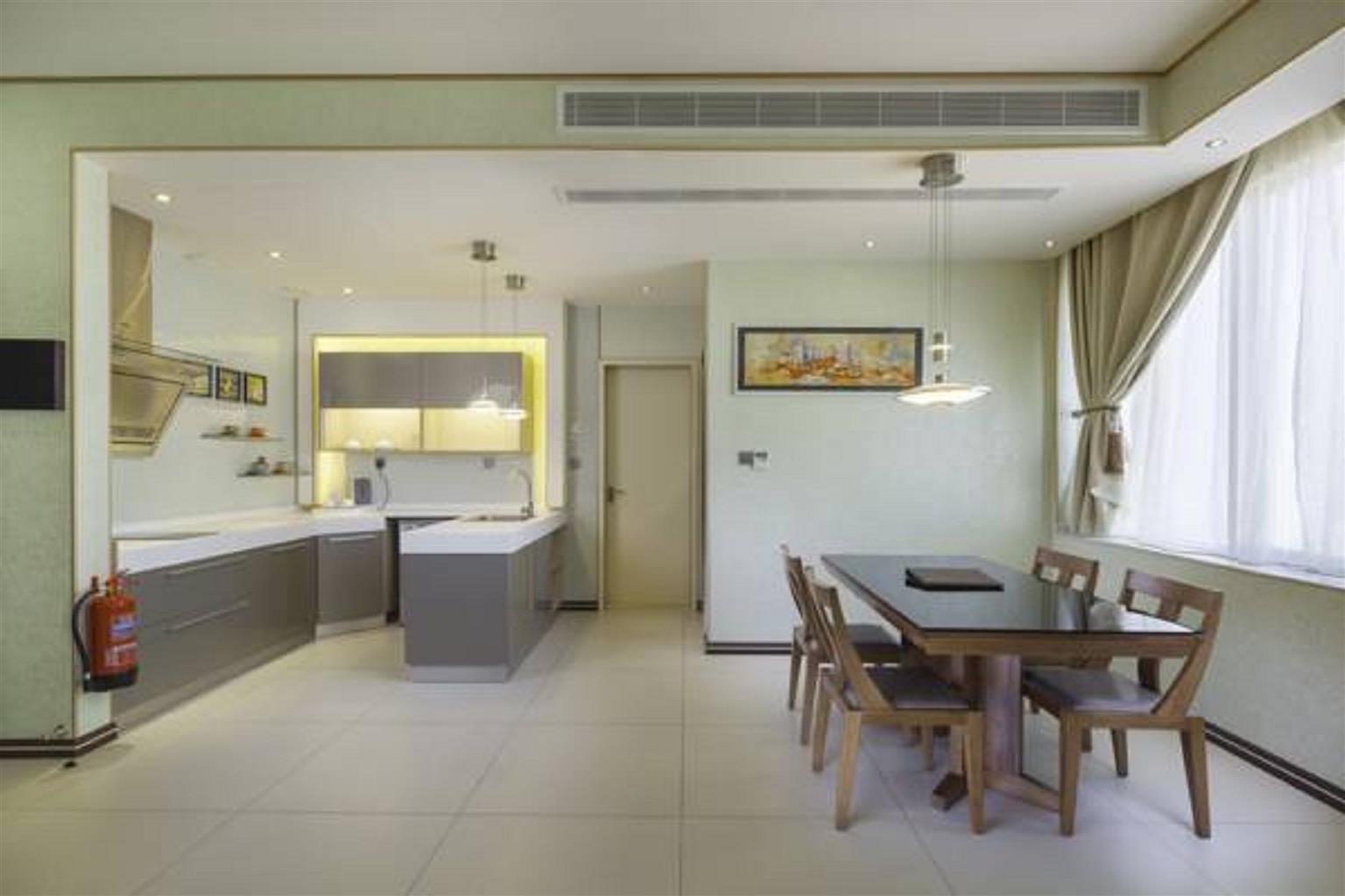 Al Ahsa Grand Serviced Apartment Al-Hofuf Dış mekan fotoğraf A modern kitchen